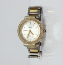 Fossil Urban Traveler Silver Dial Two-tone Stainless Steel Ladies Watch - $150.00