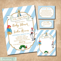 Storybook Baby Shower Invitation PRINTABLE -Book Request,Diaper Raffle,N... - $28.95