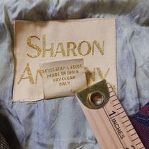 Sharon Anthony R7-L5320T Women's Silk Blend Embroidered Patchwork Jacket Size 1X image 5