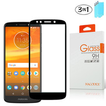 3X Nx For Motorola Moto E5 Plus Full Cover Tempered Glass Screen Protector - £16.77 GBP