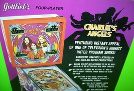 Charlies Angels Pinball Flyer Original Rare One Sided Version Game Art Retro - $62.46