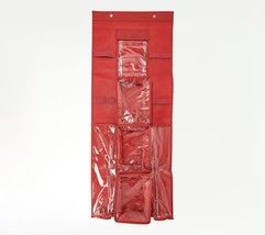 Tidy &amp; Co. Over the Door Multi-Purpose Organizer in Red - £19.06 GBP