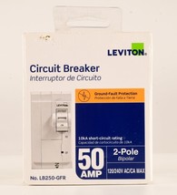 *Circuit Breaker Leviton LB250-GFR  LB250-GF 50 Amp 2 Pole 120/240V GFCI - $46.74