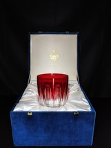 Faberge Ruby Red Crystal  Ice Bucket in the original presentation box - $495.00
