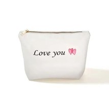 Makeup Bags Canvas Bags Love you Girlfriends Makeup Bags For Women Handmade Toil - £13.69 GBP