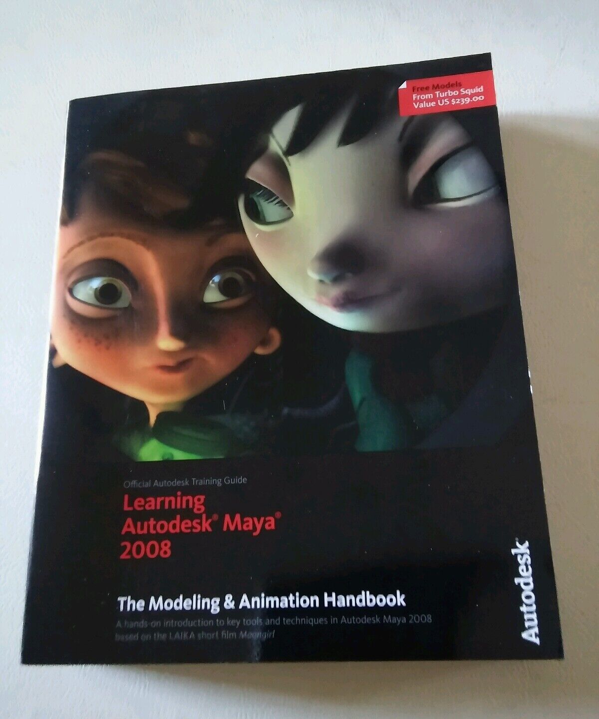 001 Learning Autodesk Maya 2008, (Official Autodesk Training Guide, incl... - $15.99