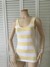 New French Connection Beach Club/White Fun Stripe Tank (Size S) - Msrp $48.00! - $19.95