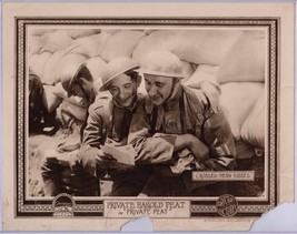 Private Peat (1918) Wwi Pvt Harold R. Peat Plays Himself Lost Silent Film Drama - £155.87 GBP