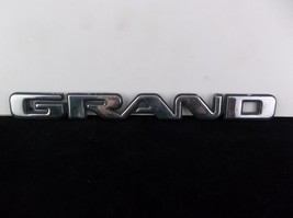 1999-2004 Pontiac &quot;Grand&quot; Am Chrome Plastic Script Emblem OEM - £3.96 GBP