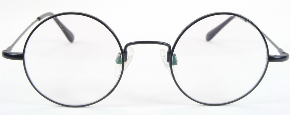 Vintage OU 43.292 01 BLACK RARE EYEGLASSES GLASSES ROUND FRAME 40-19-145mm Item image 2