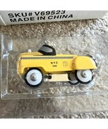 Vintage Pedal Power 1:10 Scale Die Cast Metal Yellow Pedal Car NYC Taxi NEW - $10.40