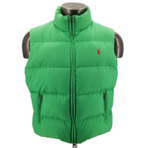 Ralph Lauren Sport Full Zip Down Puffer Vintage Vest Green Womens Sz Xtr... - $92.12