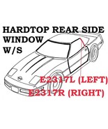 1986-1996 Corvette Weatherstrip Hardtop Side Window Rear Vertical USA Left - £108.32 GBP