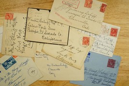 Antique Postal History Galway Ireland USA California 1912-1916 LAHIFF Ge... - $54.44