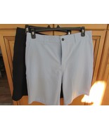2 Pairs Panama Jack Mens Shorts Sz 34 Navy Blue &amp; Light Blue Casual Golf - $33.88 CAD