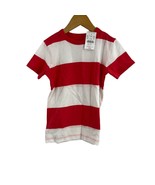 Crewcuts Red Rugby Stripe Tee Size XS New Flawed - $18.30