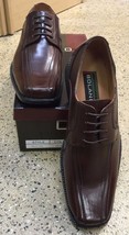 Bolano Men&#39;s Brown Oxford Dress Shoes with Square Toe US Size 7.5 - £37.52 GBP