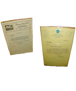 2 1921 HOLSTEIN FRIESIAN BREEDERS ASSOCIATION Correspondence Billheads B... - $19.99