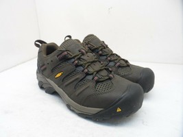 Keen Men&#39;s Low Lansing Steel Toe Waterproof Trail Hiking Shoes Brown Size 7D - £56.94 GBP