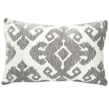 Insignia Gray Outdoor Throw Pillow 12x19 - £59.11 GBP
