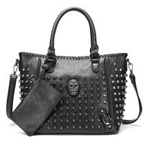 Annmouler New Rivet Women Bag Pu Leather Crossbody Bag Purse  Handbag Quality    - £130.34 GBP