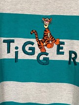 Vintage Disney Store Tigger T Shirt Striped Mens 2XL XXL Embroidered NOS... - $79.99