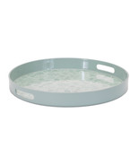 Round Mushroom and Floral Print Tray 13.5&quot;D - 791154 - $997.98 MXN
