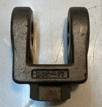 Cast Iron Rod Clevis BDC-17 | 6-1/4&quot; H 4-7/8&quot; W 3-3/8&quot; D 45mm Pin Hole - $89.99