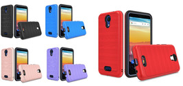 Tempered Glass / Lining Hybrid Dual Cover Case For Cricket Vision 3 DEMN5008 - $9.36+