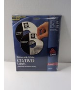 Avery Removable White CD DVD Labels 50 Disc Labels 100 Spine 5931 Laser ... - £9.00 GBP