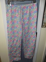 VINEYARD VINES Pink Multi Whale Logo Print Pajama Bottoms Size S Women&#39;s... - £16.61 GBP
