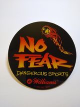 No Fear Dangerous Sports Round Coaster Williams 1995 Collectible Pinball... - $10.52