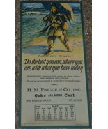 Robinson Crusoe Advertising Calendar May 1928 H.M. Prigge &amp; Co Inc St. L... - £29.78 GBP