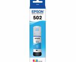 EPSON 502 EcoTank Ink Ultra-high Capacity Bottle Cyan Works with ET-2750... - $26.99