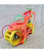 Littlest Pet Shop Paw Powered Cruiser w 3 Pets Cat Bird Turtle LPS Hasbro - $469.13 MXN