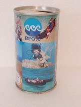 Vintage Orion Rare Expo &#39;75 Lift Ring Wide Seam Nago Okinawa Steel Beer Can - £29.93 GBP
