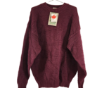 Ash Creek Trading Mens Sweater Size Large Red Burgundy Geometric Knit NW... - $29.02