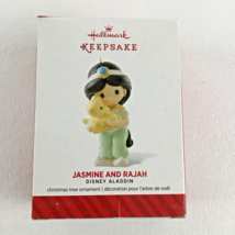 Hallmark Keepsake Ornament Precious Moments Disney Aladdin Jasmine &amp; Rajah 2014 - £63.26 GBP