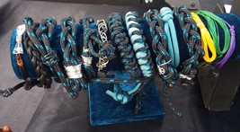 Bracelets - Friendship Bracelets of Leather, Parachute Cord and Waxed Th... - $468.36 MXN