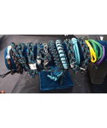 Bracelets - Friendship Bracelets of Leather, Parachute Cord and Waxed Th... - $35.16 CAD