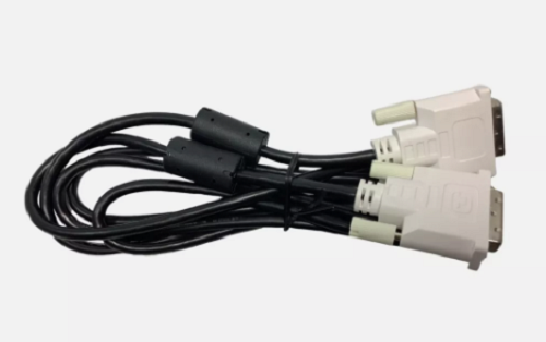 Dell DVI-D M-M 18pin Black 6ft Cable NEW 6715009017P21 E55218 Single Link - $4.95