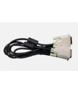 Dell DVI-D M-M 18pin Black 6ft Cable NEW 6715009017P21 E55218 Single Link - $93.53 MXN