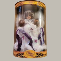 Collectors Choice Genuine Fine Porcelain Doll In Box Damage to Box See Pics - £19.66 GBP