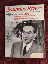 Saturday Review September 26 1959 Walter Lippmann Audio Usa Charles W. Ferguson - £6.90 GBP