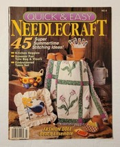 Quick &amp; Easy Needlecraft Magazine No 8  Clutch Summertime Veggies Doll..More NOS - £3.97 GBP