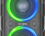 W-KING T9-2  80W Bluetooth 5.0 Speaker Bass105Db Sound LED 12000m AH Bat... - £108.23 GBP