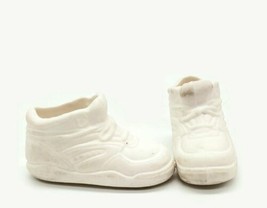Barbie Mattel White High Top Sneakers Shoes Doll Clothing Accessories Toy - £7.79 GBP
