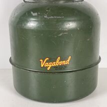 Vagabond Green Metal Water Cooler Jug Hemp &amp; Co Macomb, IL 1950s Vintage - $46.54
