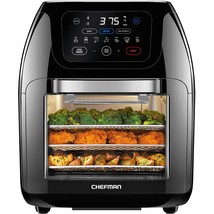 CHEFMAN Multifunctional Digital Air Fryer+ Rotisserie, Dehydrator, Conve... - £133.71 GBP