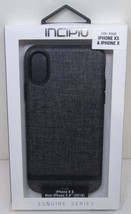 Incipio Esquire Series iPhone X &amp; iPhone Xs Hard Snap Case Cover - Gray / Black - £5.23 GBP